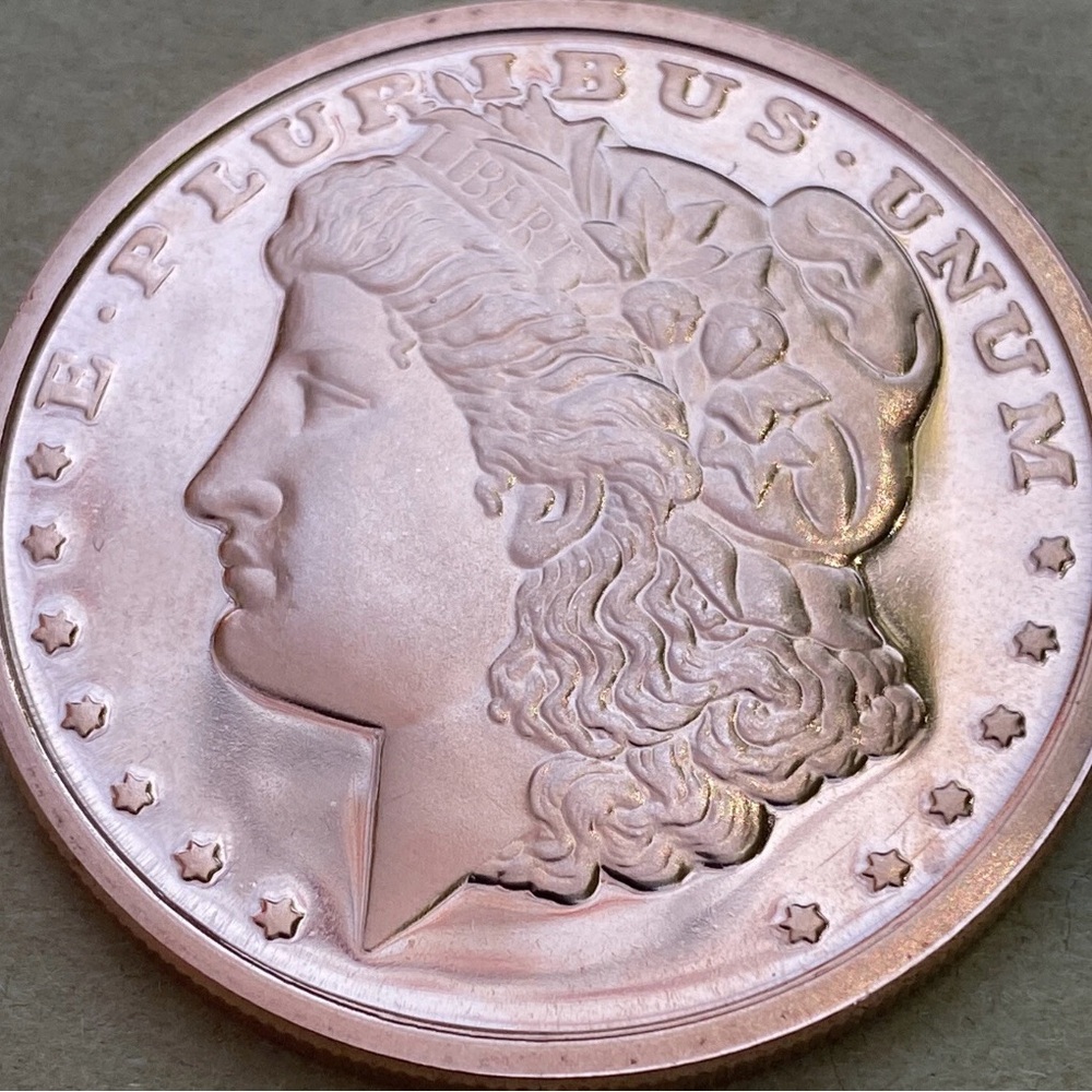 Morgan Dollar Copper .999 Fine